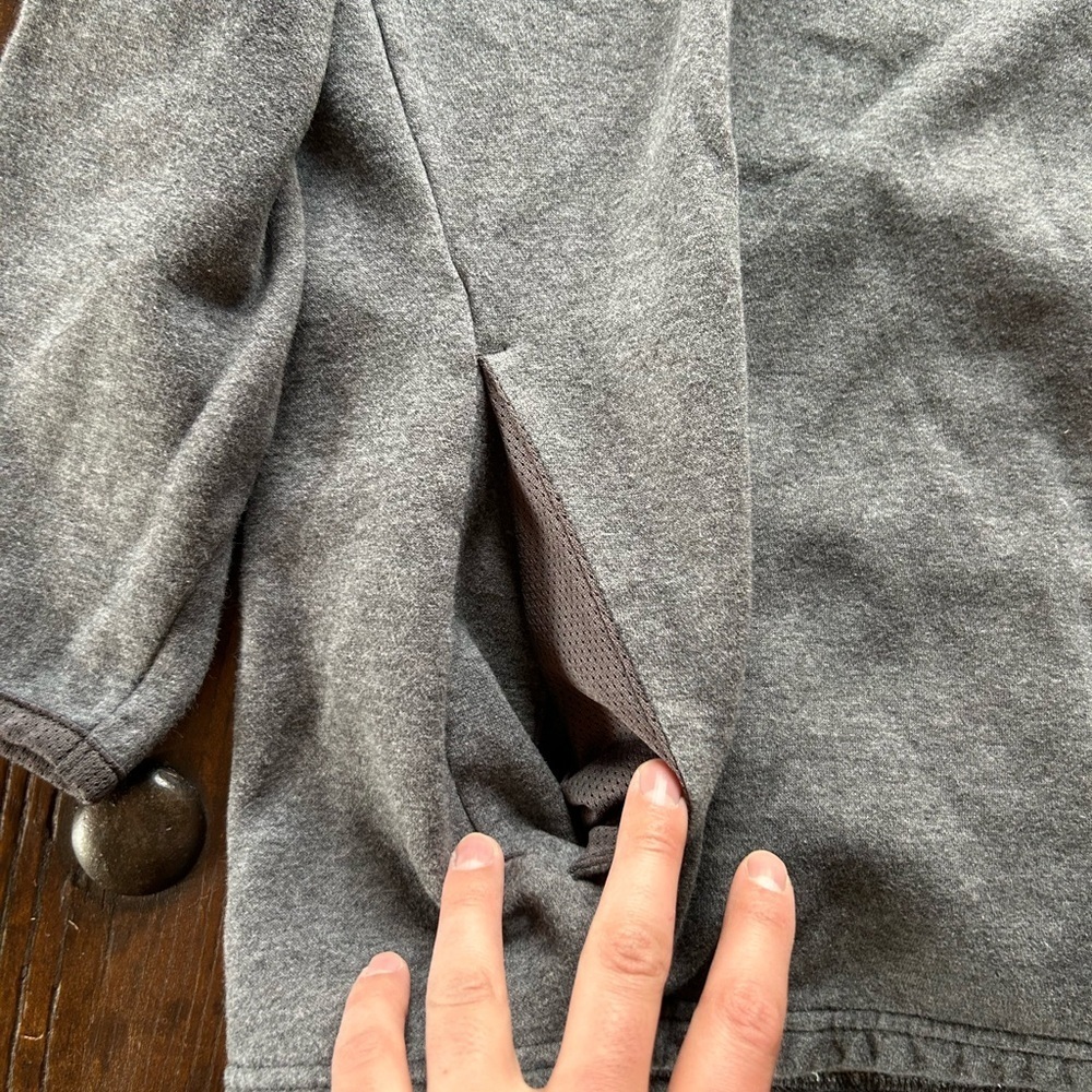 Under Armour Men's Charcoal Zip-Up Sweater - Picture 2 of 4